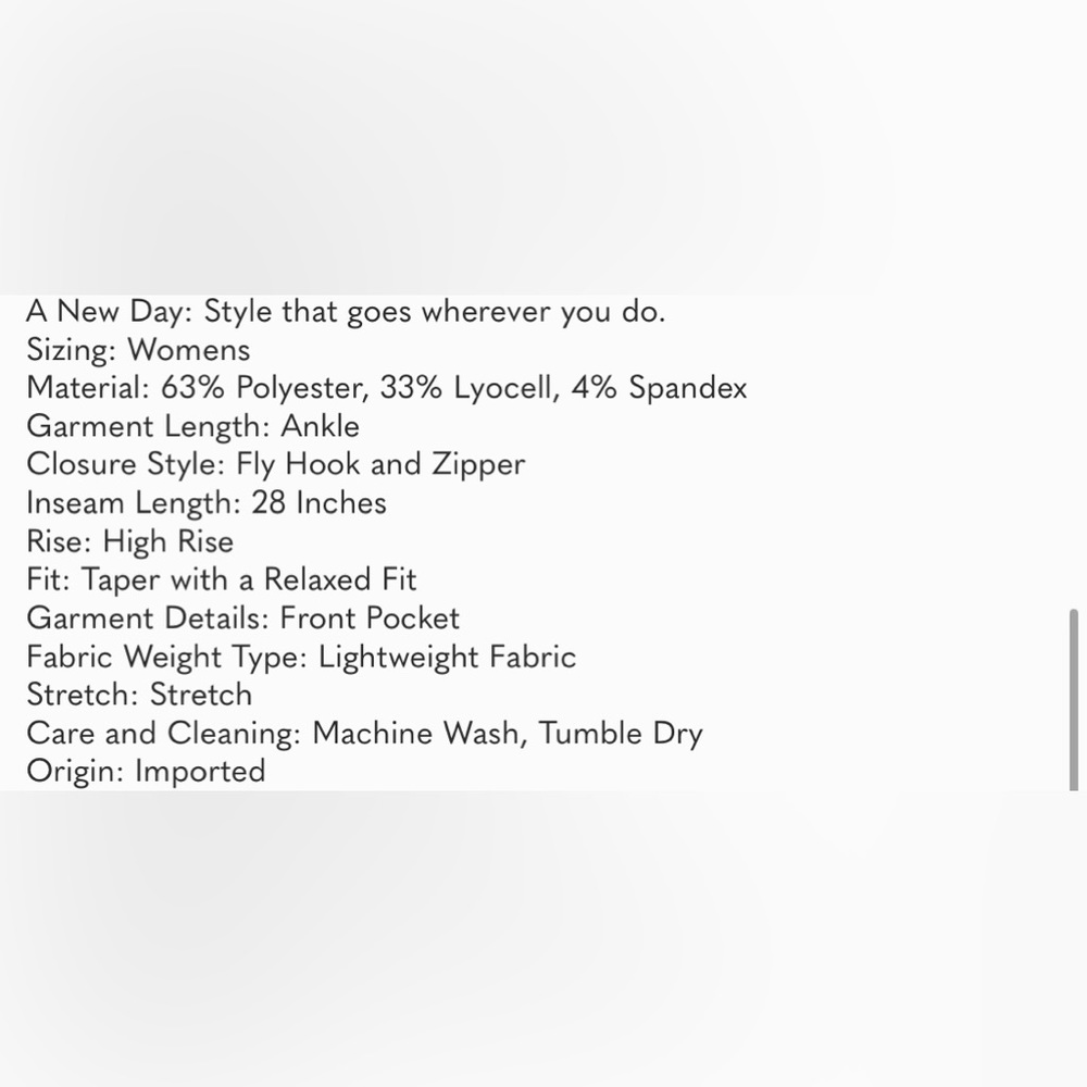 a new day brown lined high rise trousers - Picture 6 of 11